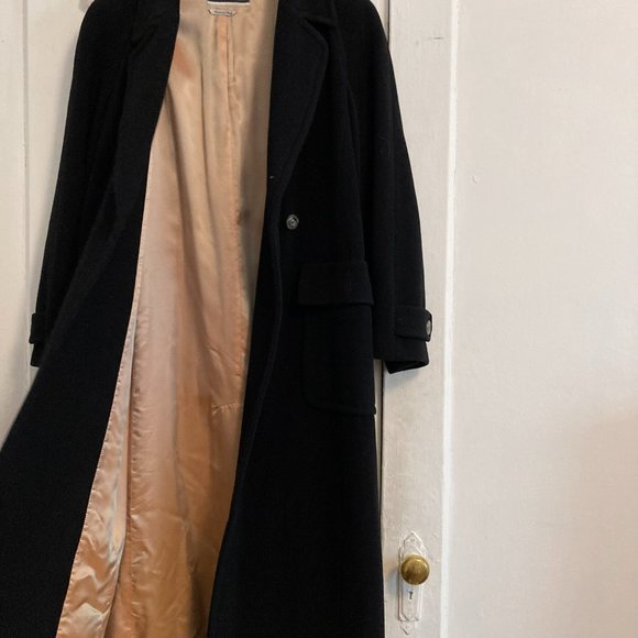 Accento by Marzotto black wool coat - Picture 3 of 7